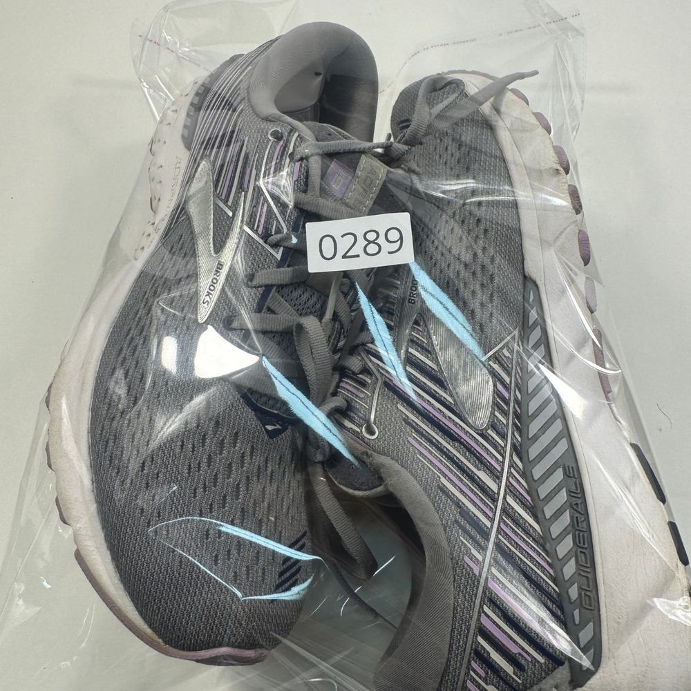 Brooks Adrenaline GTS Women's Running Shoes Gray Purple Cushioned Size 12 - Picture 14 of 14